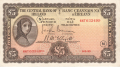 Ireland, Republic Of 2 5 Pounds, Prefix 66T, 6.5.1943
